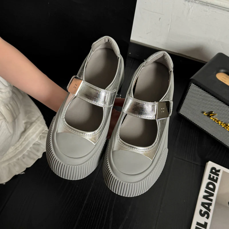 Damen Modische Ballerinas mit verstellbarem Riemen Heidi Mode - Image 4