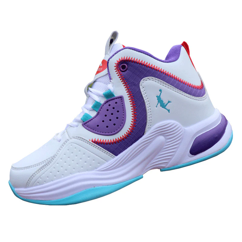 Damen Modische Basketball Sneakers mit atmungsaktivem Obermaterial und stoßdämpfender Sohle Heidi Mode - Image 5