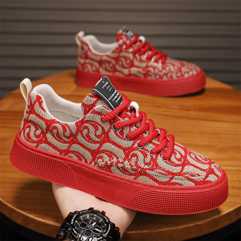 Damen Modische Casual Sneakers mit einzigartigem Muster Heidi Mode - Image 2
