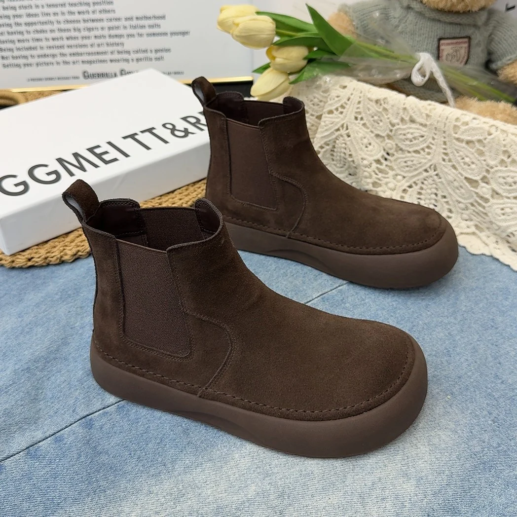 Damen modische Chelsea Boots mit rutschfester Sohle und chicem Detail Heidi Mode - Image 6