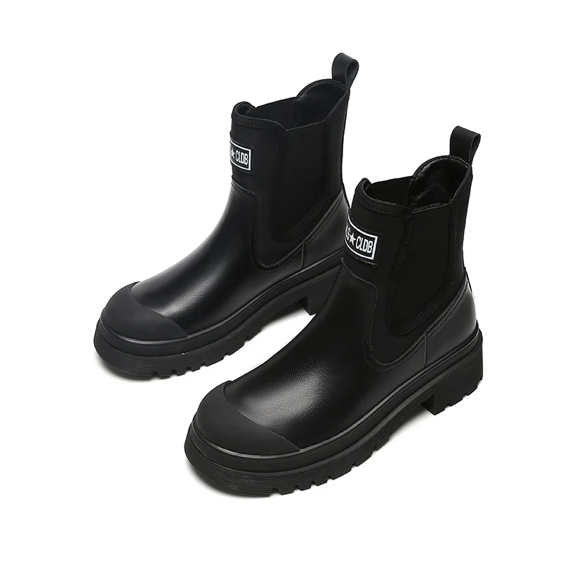 Damen modische Chelsea-Stiefel mit robustem Sohlenprofil Heidi Mode - Image 5