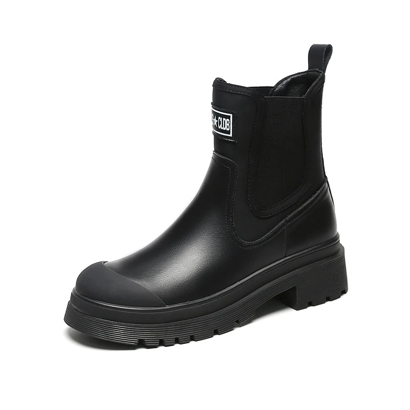 Damen modische Chelsea-Stiefel mit robustem Sohlenprofil Heidi Mode - Image 6
