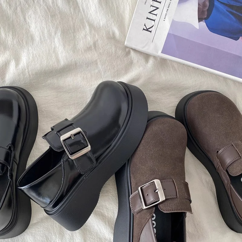 Damen Modische Chunky Clogs mit verstellbarem Schnallenverschluss und dickem Sohlenprofil Heidi Mode - Image 2