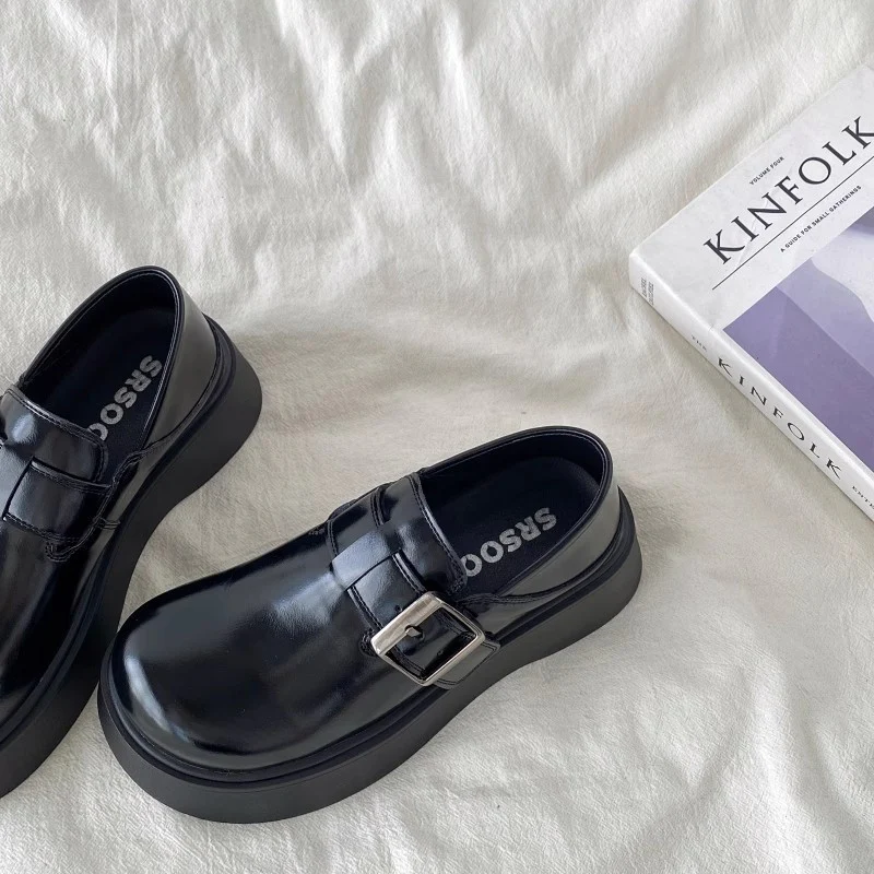 Damen Modische Chunky Clogs mit verstellbarem Schnallenverschluss und dickem Sohlenprofil Heidi Mode - Image 3