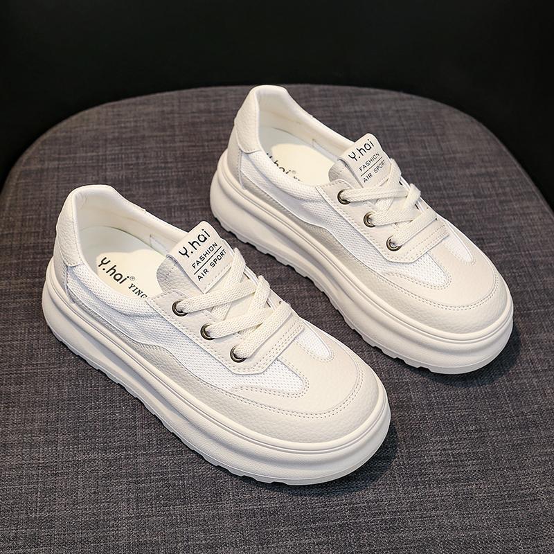 Damen Modische Chunky Sneaker mit atmungsaktivem Obermaterial und dämpfender Sohle Heidi Mode - Image 4