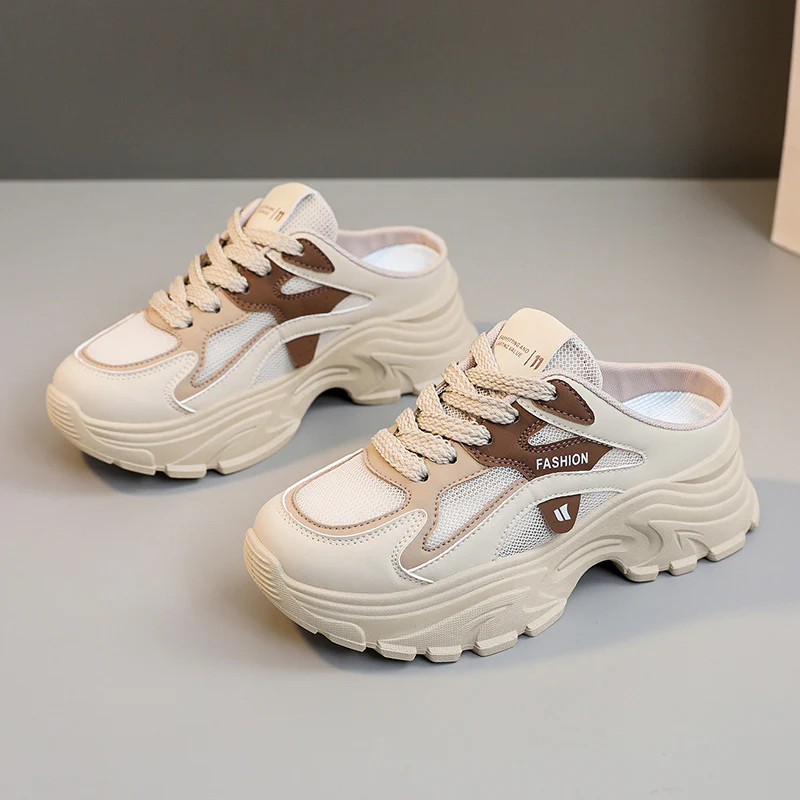 Damen modische Chunky Sneaker mit atmungsaktiver Mesh-Oberfläche und stabiler Dämpfung Heidi Mode - Image 6