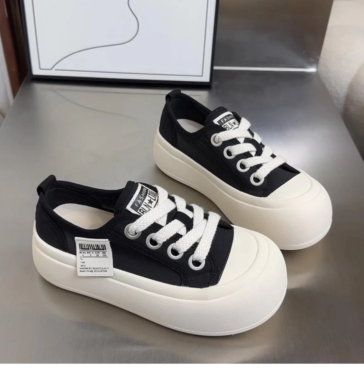 Damen modische Chunky-Sneaker mit bequemer Profilsohle Heidi Mode - Image 6