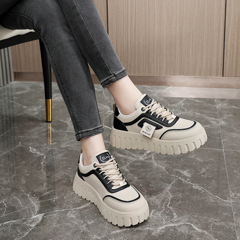 Damen modische Chunky Sneaker mit dämpfender Gummisohle und atemberaubendem Design Heidi Mode - Image 3