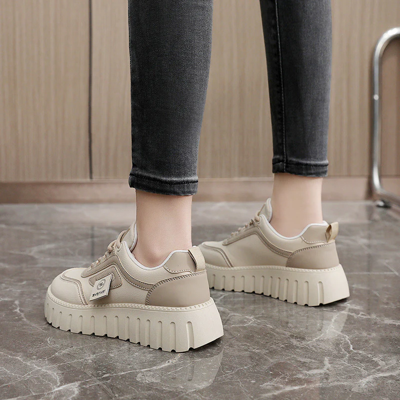 Damen modische Chunky Sneaker mit dämpfender Gummisohle und atemberaubendem Design Heidi Mode - Image 4