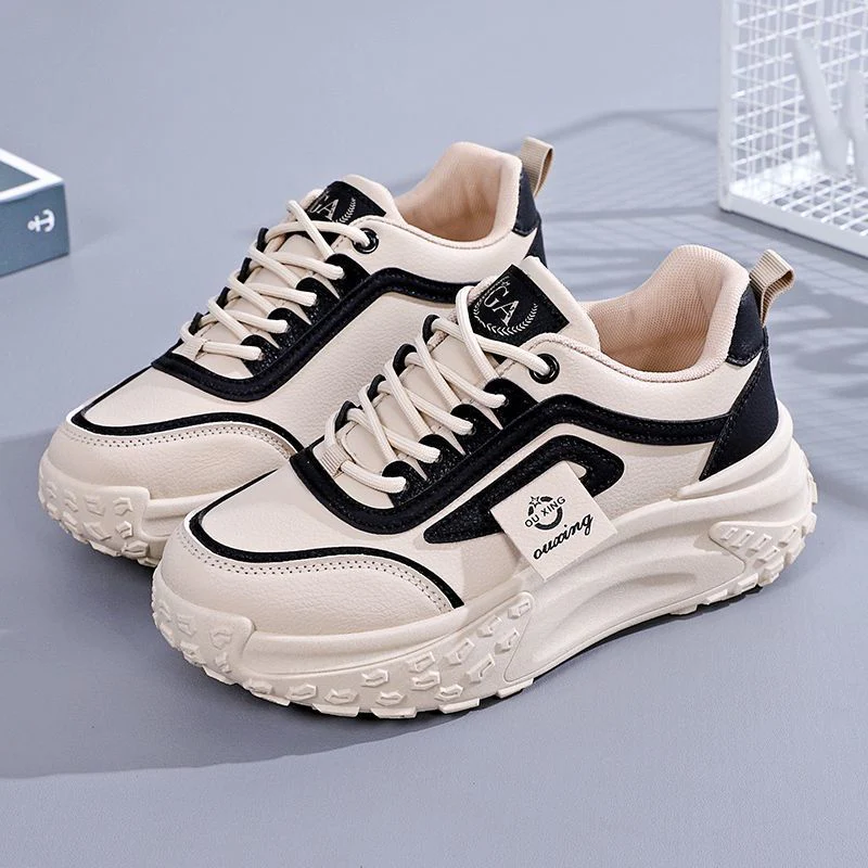 Damen modische Chunky-Sneaker mit dämpfender Sohle und rutschfester Laufsohle Heidi Mode - Image 2