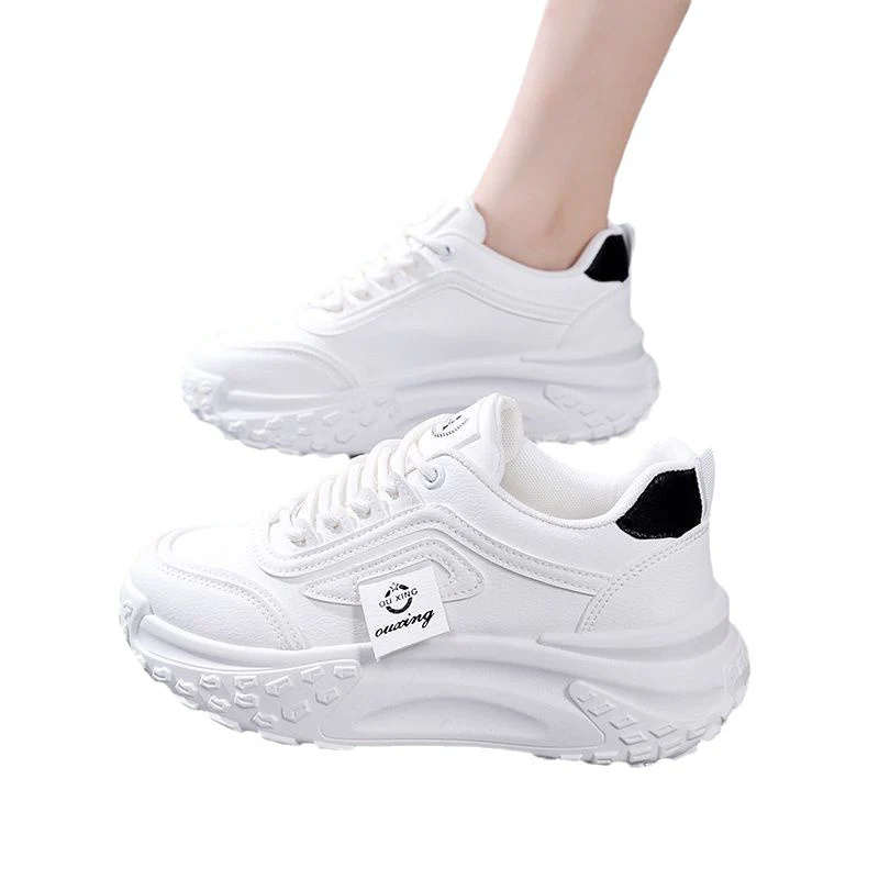 Damen modische Chunky-Sneaker mit dämpfender Sohle und rutschfester Laufsohle Heidi Mode - Image 4