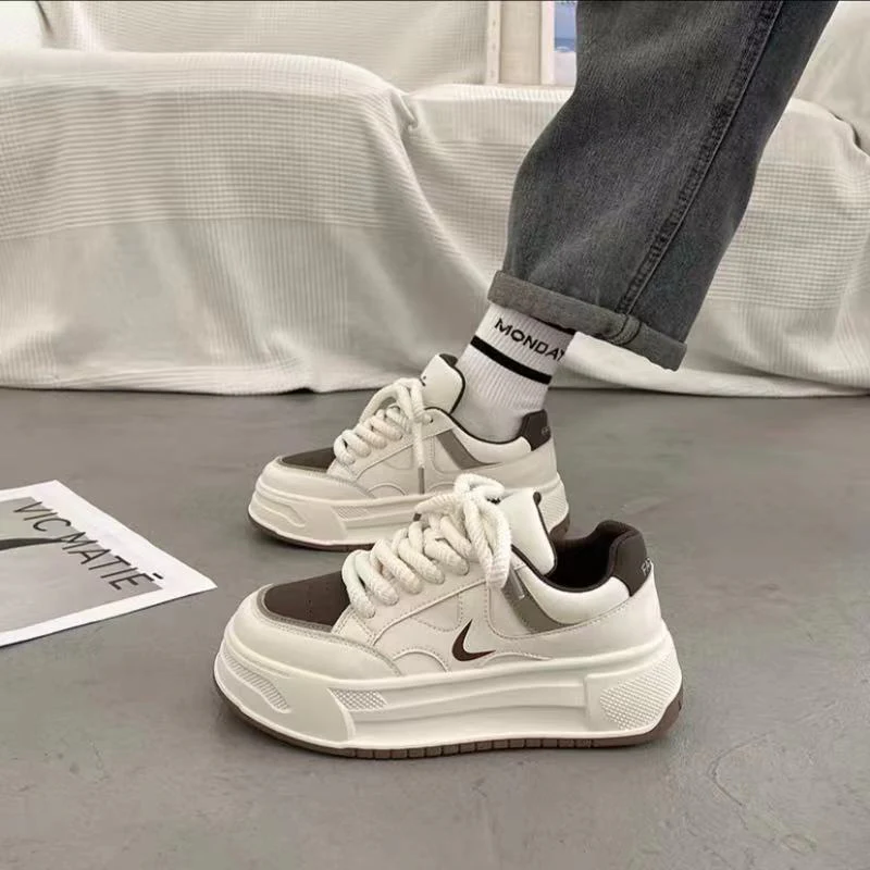 Damen modische Chunky-Sneaker mit dicker Dämpfung und elastischem Schnürsystem Heidi Mode - Image 2