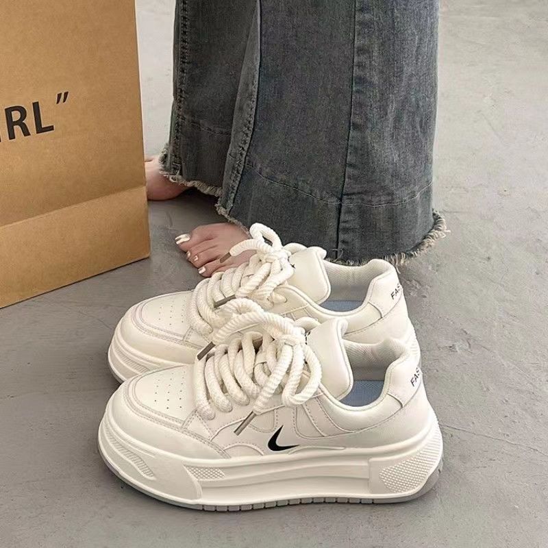 Damen modische Chunky-Sneaker mit dicker Dämpfung und elastischem Schnürsystem Heidi Mode - Image 7