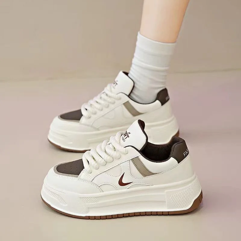 Damen modische Chunky-Sneaker mit dicker Dämpfung und elastischem Schnürsystem Heidi Mode - Image 8
