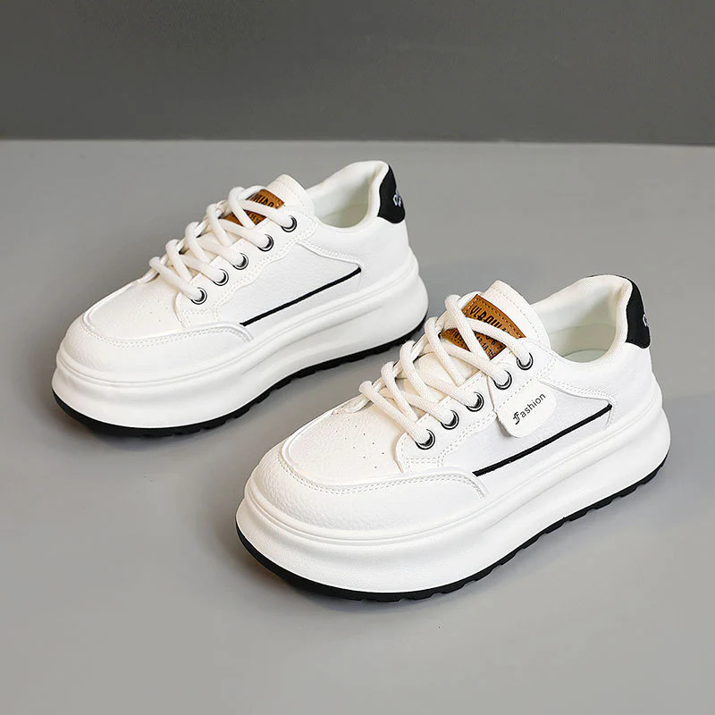 Damen modische Chunky Sneaker mit hochgezogenem Sohlenprofil und atmungsaktiver Obermaterialstruktur Heidi Mode - Image 7