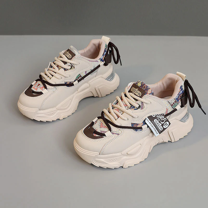 Damen modische Chunky Sneaker mit innovativem Obermaterial und sportlichem Design Heidi Mode - Image 7
