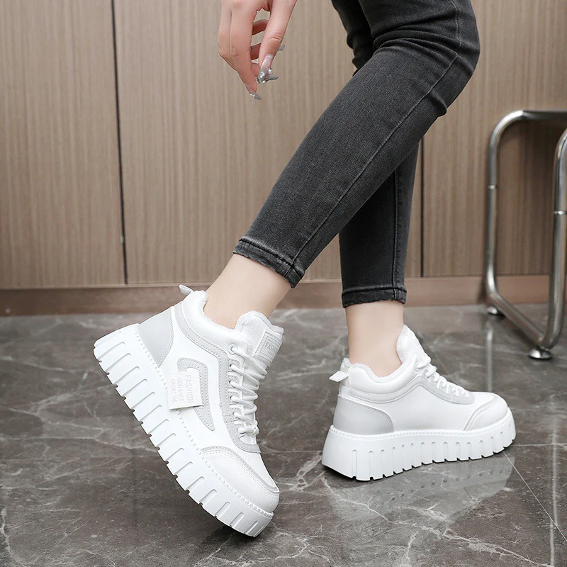 Damen modische Chunky Sneaker mit weichem Futter und robuster Sohle Heidi Mode - Image 3