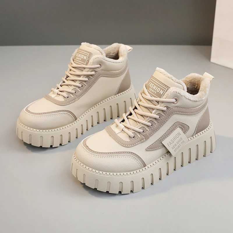 Damen modische Chunky Sneaker mit weichem Futter und robuster Sohle Heidi Mode - Image 6