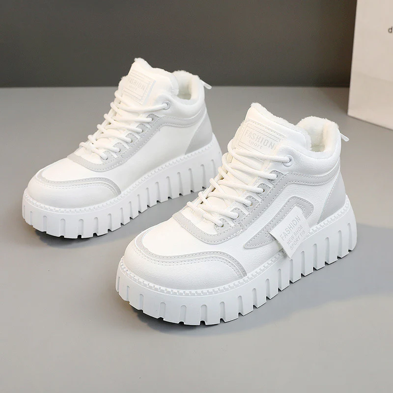 Damen modische Chunky Sneaker mit weichem Futter und robuster Sohle Heidi Mode - Image 7