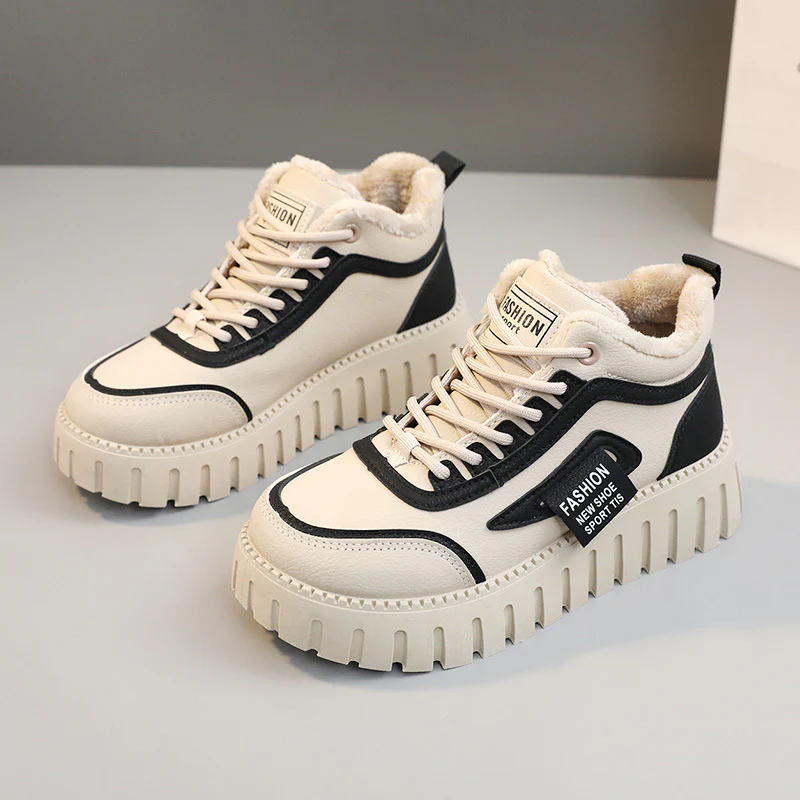 Damen modische Chunky Sneaker mit weichem Futter und robuster Sohle Heidi Mode - Image 8