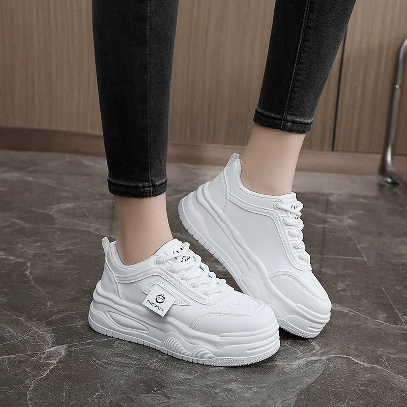 Damen modische Chunky Sneakers mit atmungsaktiver Mesh-Oberfläche und dämpfender Sohle Heidi Mode - Image 3