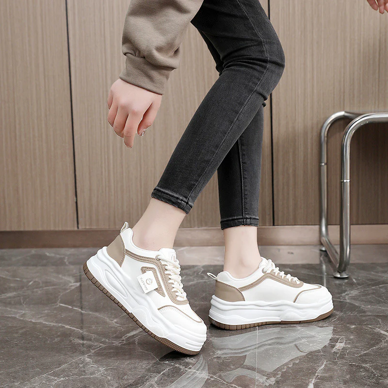 Damen modische Chunky Sneakers mit atmungsaktiver Mesh-Oberfläche und dämpfender Sohle Heidi Mode - Image 4