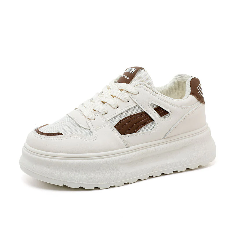 Damen modische Chunky Sneakers mit atmungsaktiver Mesh-Oberfläche und robustem Profil Heidi Mode