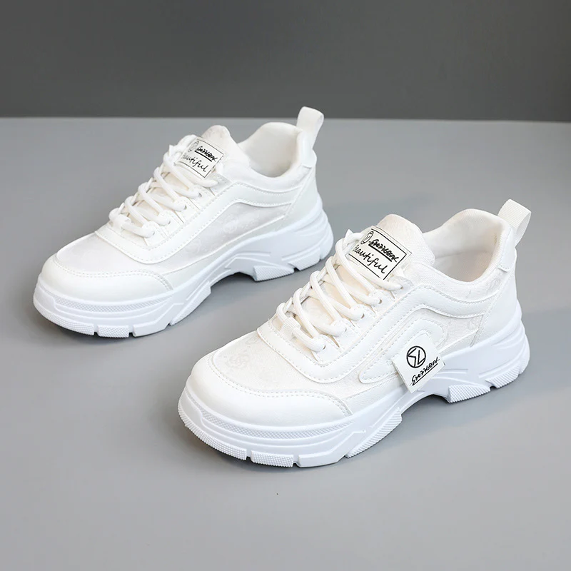 Damen modische Chunky Sneakers mit atmungsaktiver Oberflächenstruktur Heidi Mode - Image 6