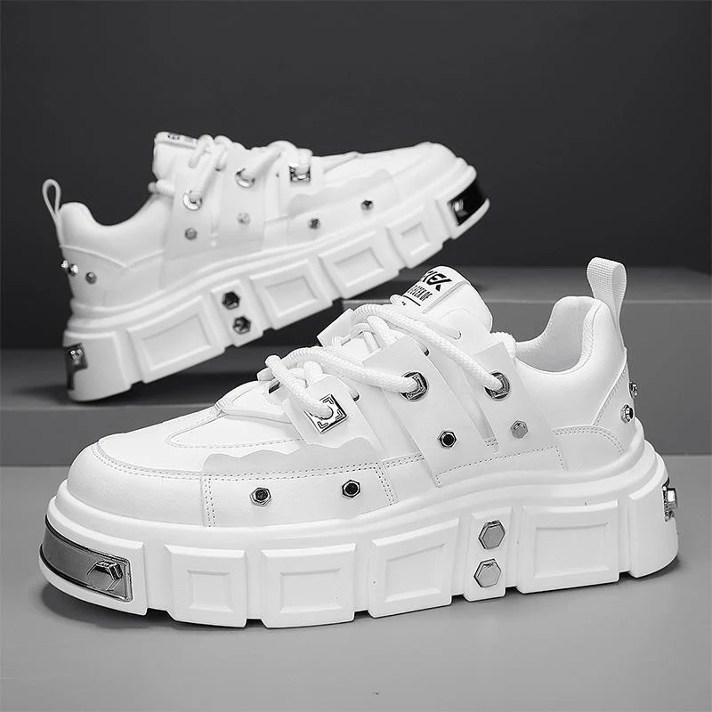 Damen modische Chunky Sneakers mit auffälligem Design und stabiler Laufsohle Heidi Mode - Image 3