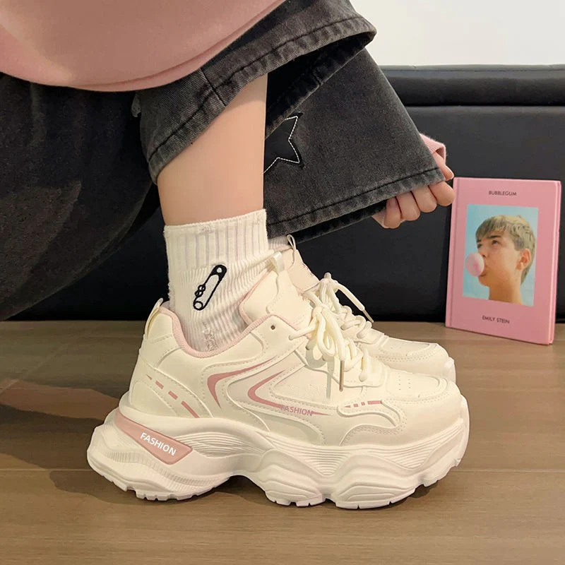 Damen Modische Chunky Sneakers mit dämpfendem Komfort und atmungsaktivem Obermaterial Heidi Mode - Image 2