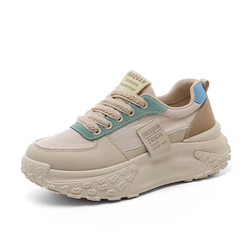 Damen modische Chunky Sneakers mit dämpfendem Sohlenprofil Heidi Mode - Image 5
