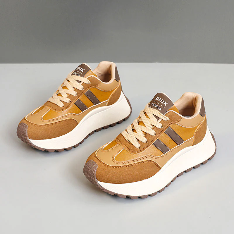 Damen Modische Chunky Sneakers mit dämpfendem Sohlenprofil und atmungsaktivem Obermaterial Heidi Mode - Image 6