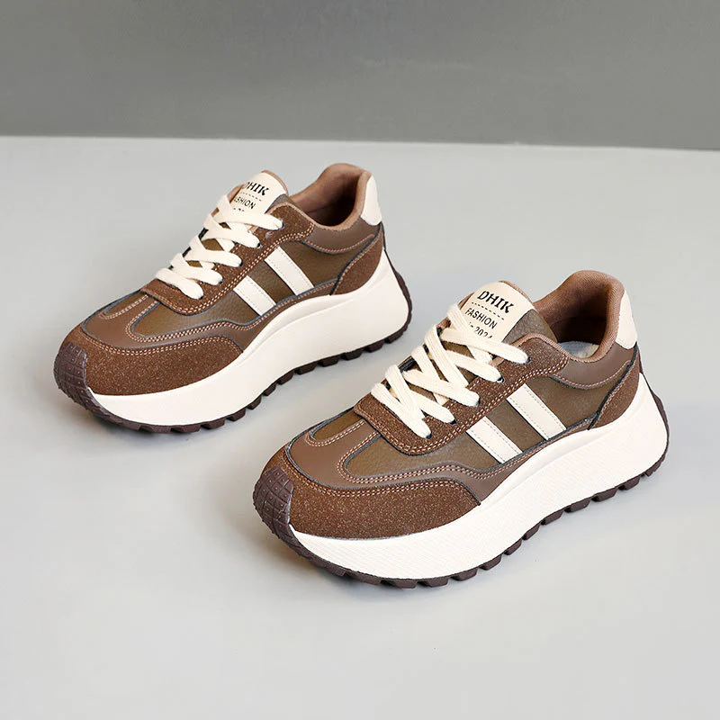 Damen Modische Chunky Sneakers mit dämpfendem Sohlenprofil und atmungsaktivem Obermaterial Heidi Mode - Image 8