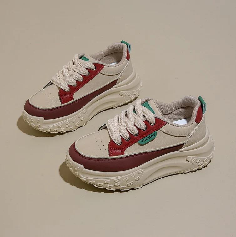 Damen modische Chunky Sneakers mit dämpfender Laufsohle Heidi Mode - Image 2