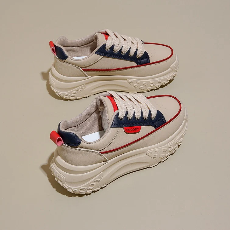 Damen modische Chunky Sneakers mit dämpfender Laufsohle Heidi Mode - Image 3