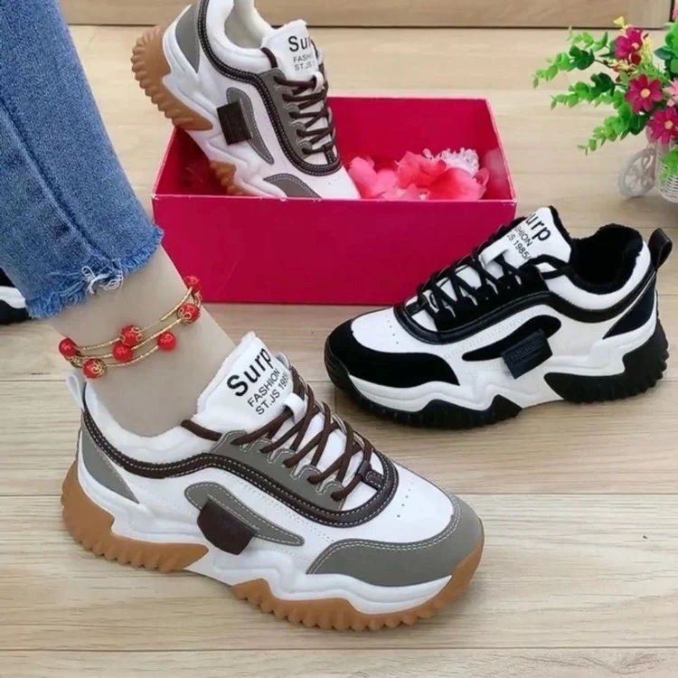 Damen Modische Chunky Sneakers mit einzigartigem Sohlendesign Heidi Mode - Image 5