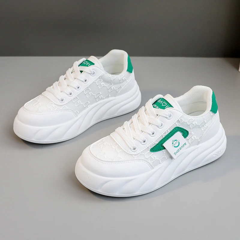 Damen modische Chunky Sneakers mit elegante Oberflächenstruktur Heidi Mode - Image 2