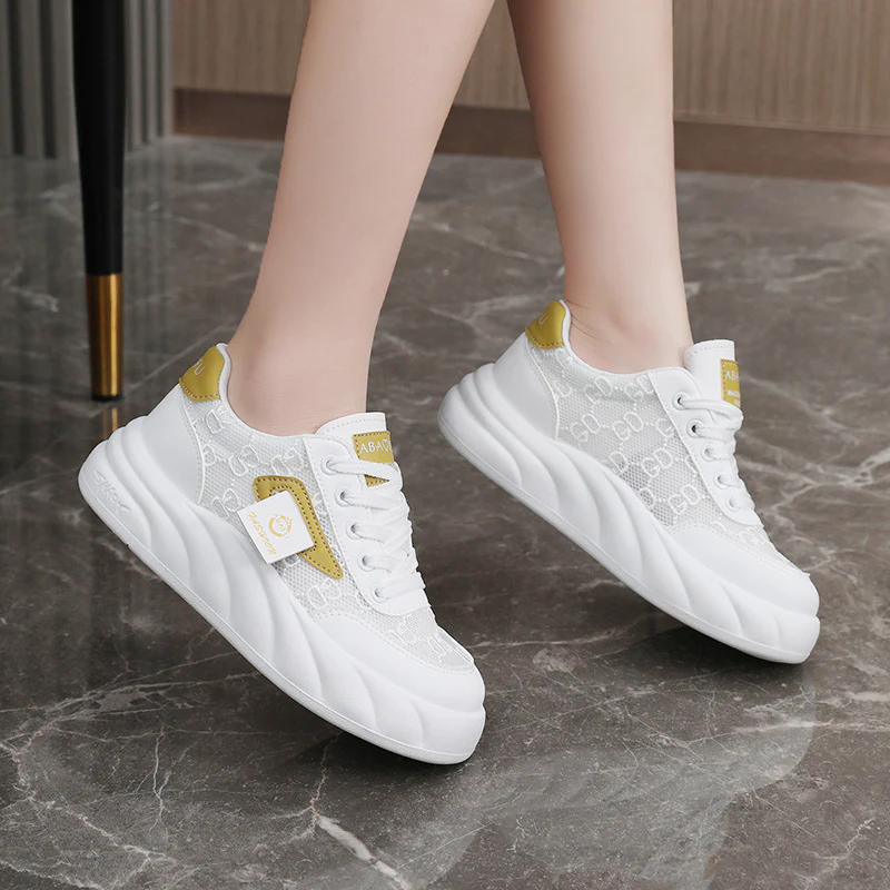 Damen modische Chunky Sneakers mit elegante Oberflächenstruktur Heidi Mode - Image 4
