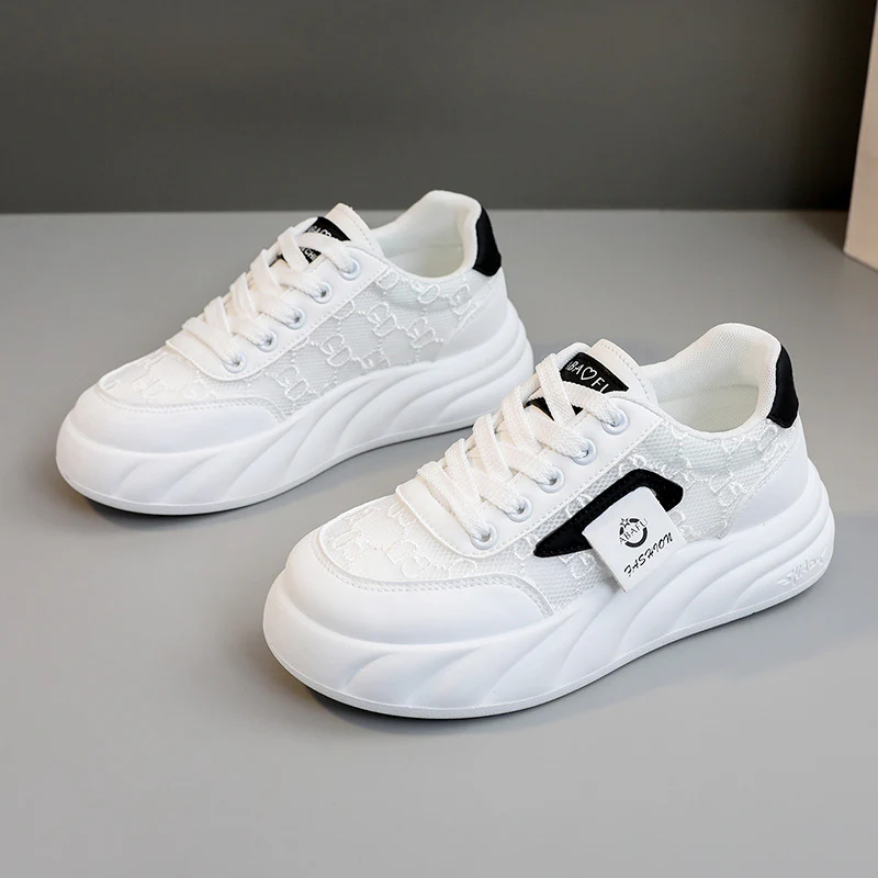 Damen modische Chunky Sneakers mit elegante Oberflächenstruktur Heidi Mode - Image 8