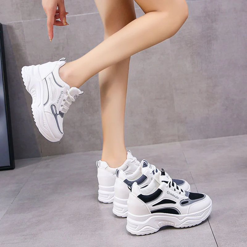 Damen Modische Chunky Sneakers mit ergonomischer Dämpfung und stabiler Sohle Heidi Mode - Image 4