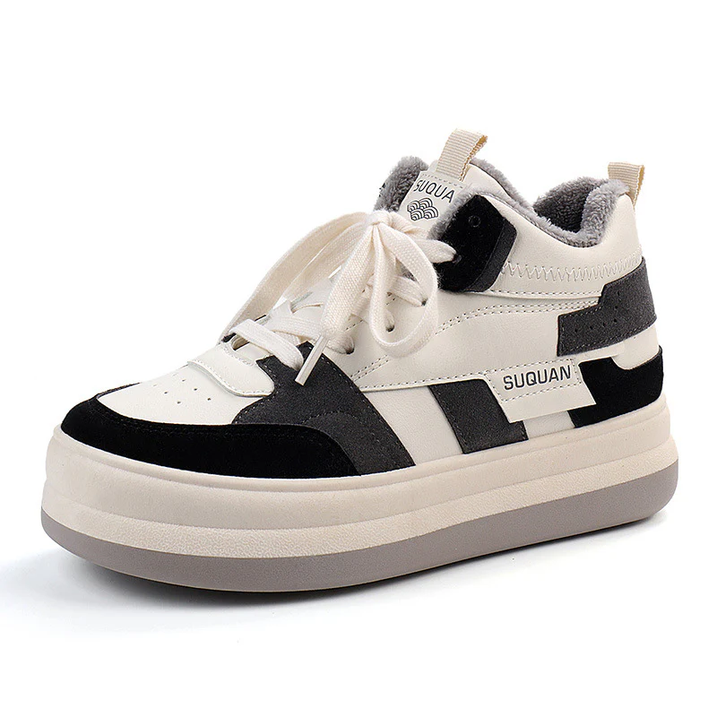 Damen modische Chunky Sneakers mit kuscheligem Innenfutter und strapazierfähigem Obermaterial Heidi Mode - Image 3