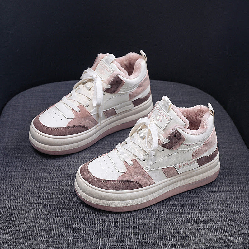 Damen modische Chunky Sneakers mit kuscheligem Innenfutter und strapazierfähigem Obermaterial Heidi Mode - Image 4