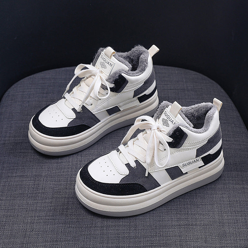 Damen modische Chunky Sneakers mit kuscheligem Innenfutter und strapazierfähigem Obermaterial Heidi Mode - Image 5