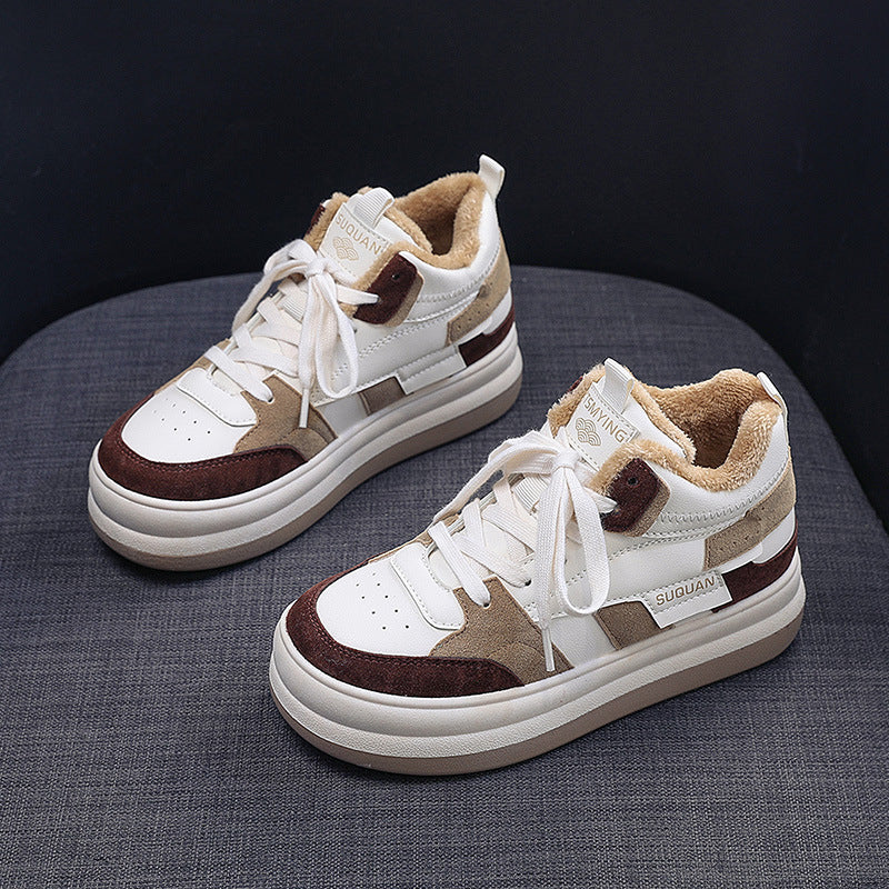 Damen modische Chunky Sneakers mit kuscheligem Innenfutter und strapazierfähigem Obermaterial Heidi Mode - Image 6