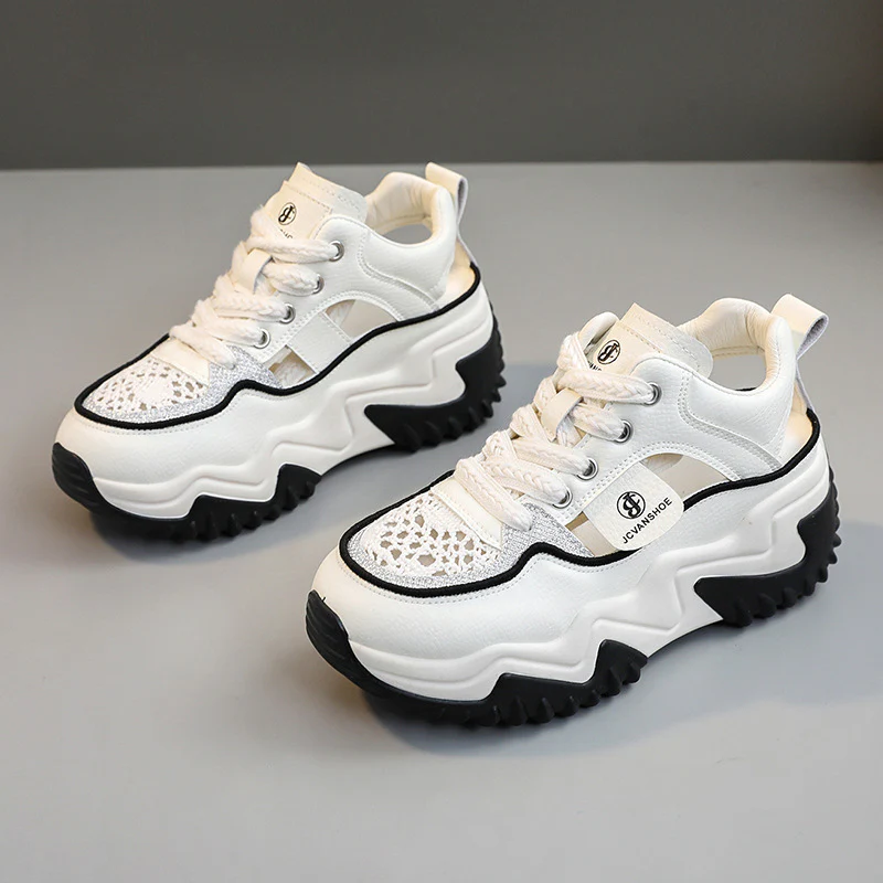 Damen Modische Chunky Sneakers mit luftdurchlässigem Obermaterial Heidi Mode - Image 6
