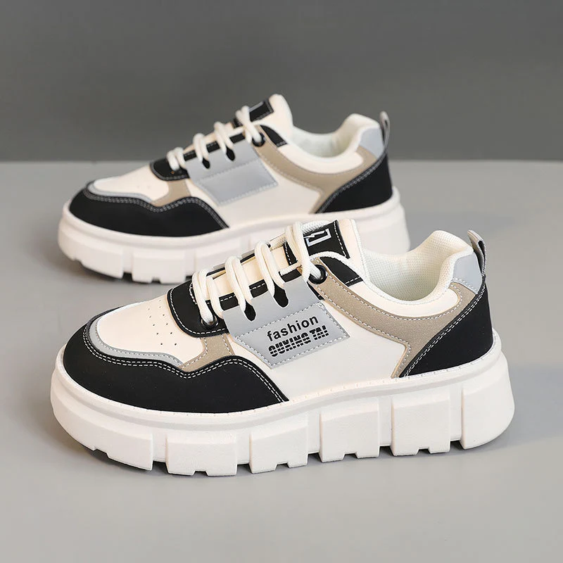 Damen Modische Chunky Sneakers mit robuster Profilsohle und atmungsaktiver Obermaterialstruktur Heidi Mode - Image 2