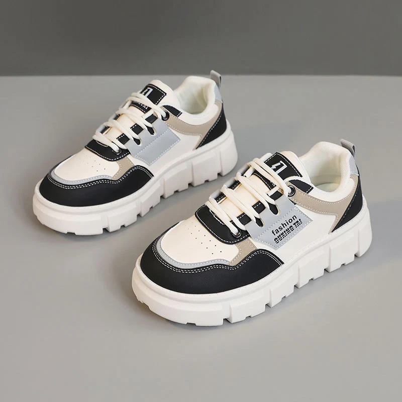 Damen Modische Chunky Sneakers mit robuster Profilsohle und atmungsaktiver Obermaterialstruktur Heidi Mode - Image 6