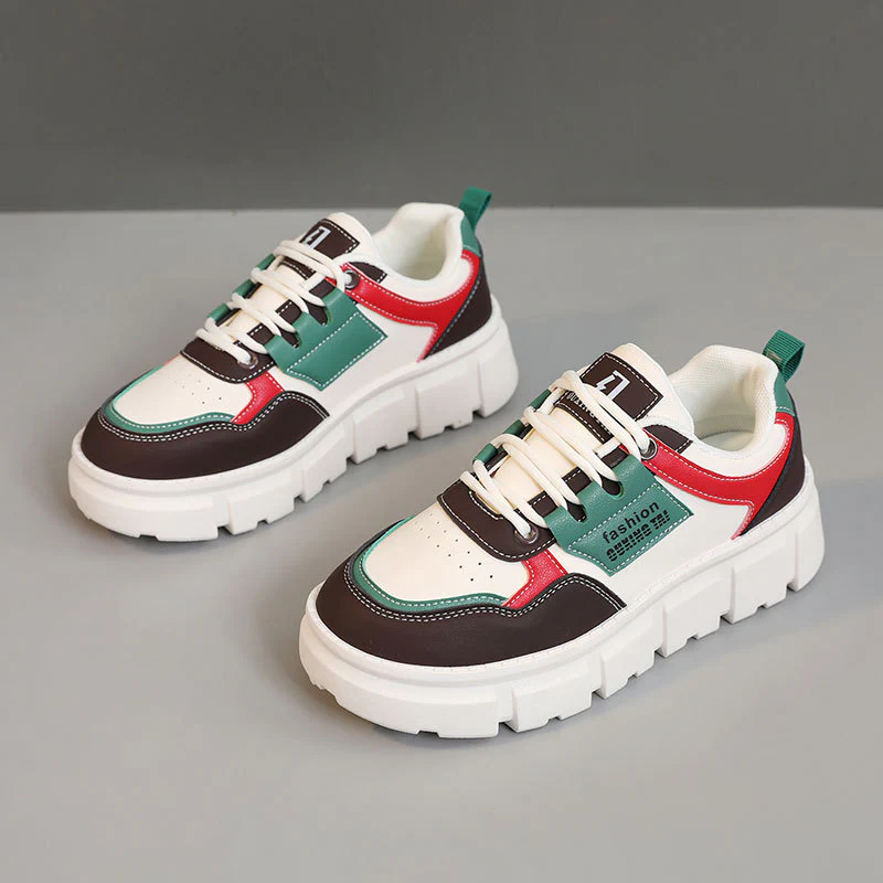 Damen Modische Chunky Sneakers mit robuster Profilsohle und atmungsaktiver Obermaterialstruktur Heidi Mode - Image 7