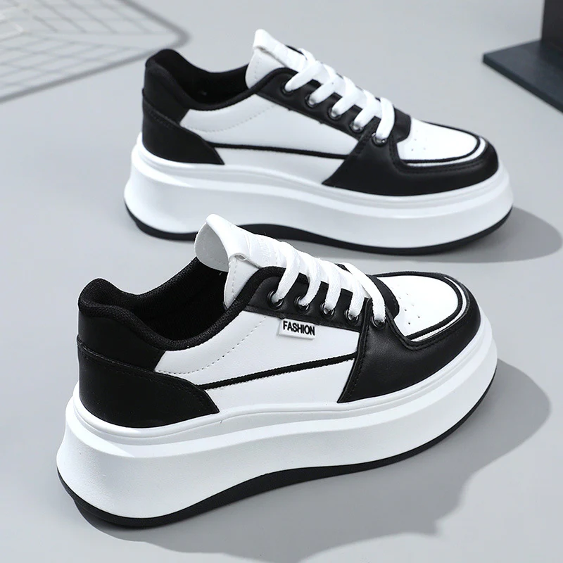 Damen modische Chunky Sneakers mit stabiler Laufsohle und atmungsaktiver Oberflächenstruktur Heidi Mode - Image 2