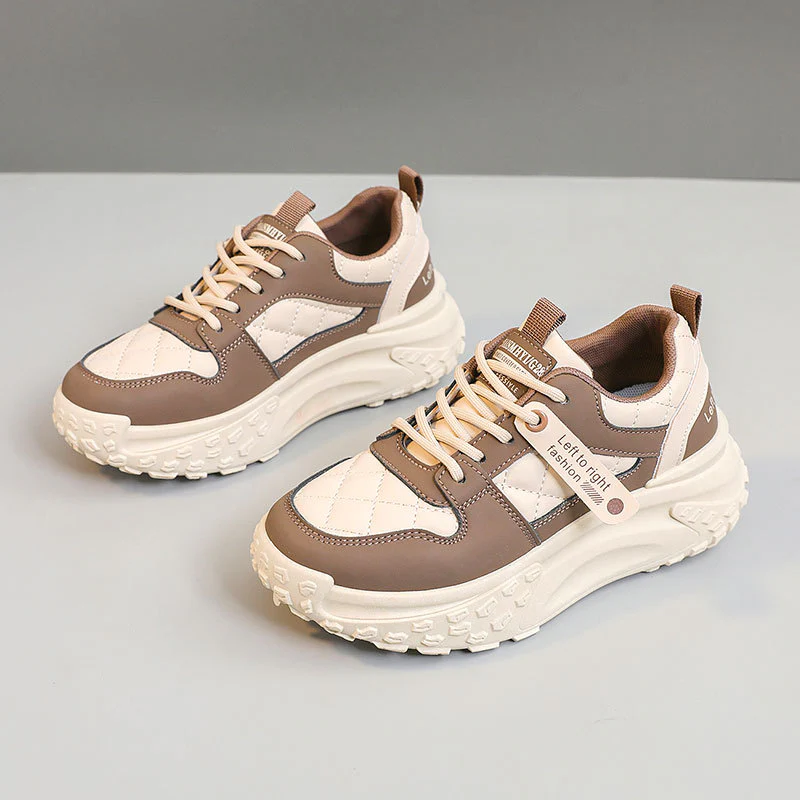 Damen modische Chunky Sneakers mit strapazierfähigem Obermaterial und bequemer Dämpfung Heidi Mode - Image 6